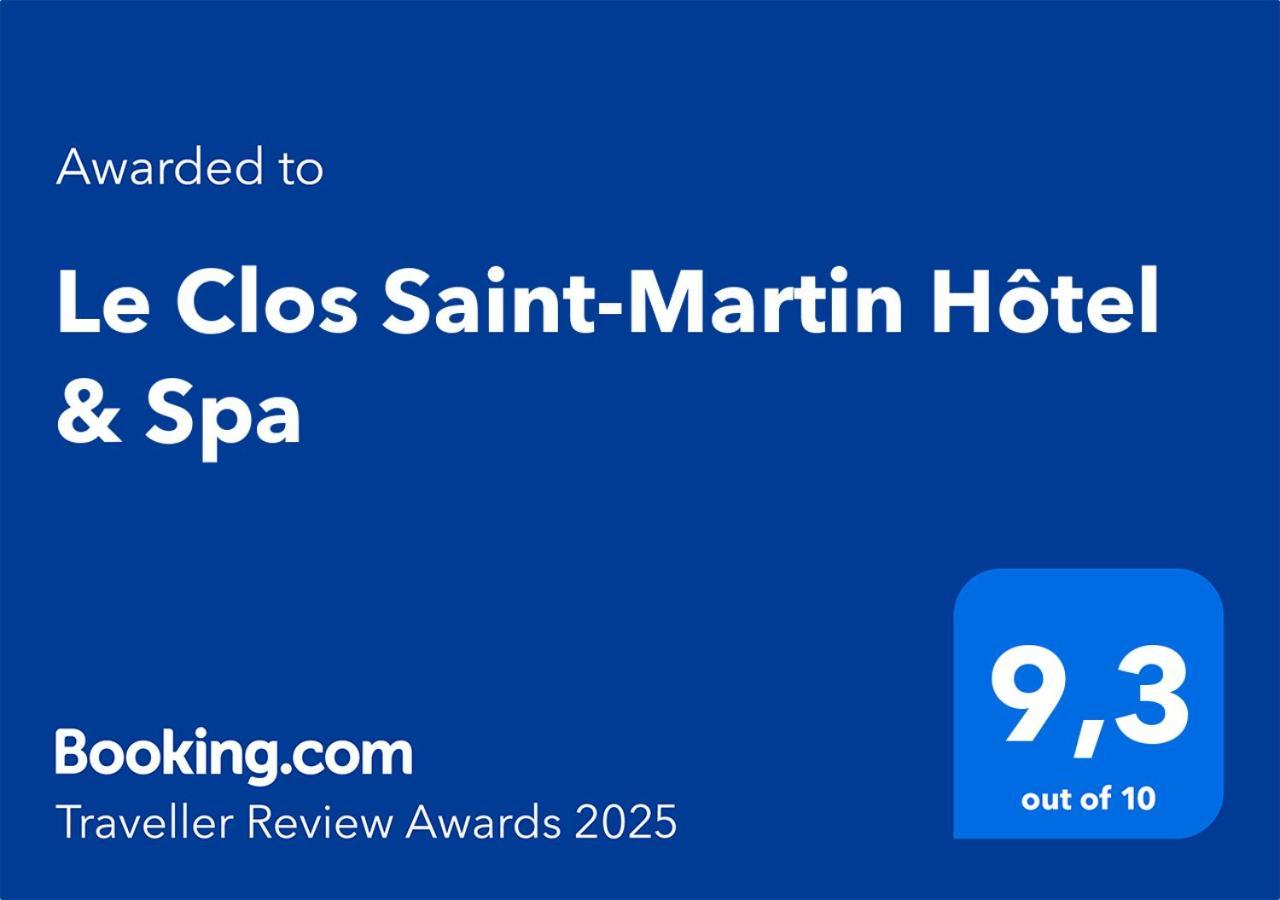 Le Clos Saint-Martin Hôtel&Spa Exterior foto